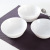 Opal Glassware White Jade Porcelain Tableware Heat-Resistant Deep Bowl round Plate Dish Deep Plates Plate Daily Necessities