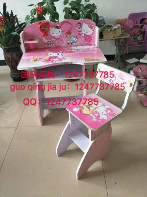 Study desk children's desk type contracted boy girl family stroke desk desk chair set