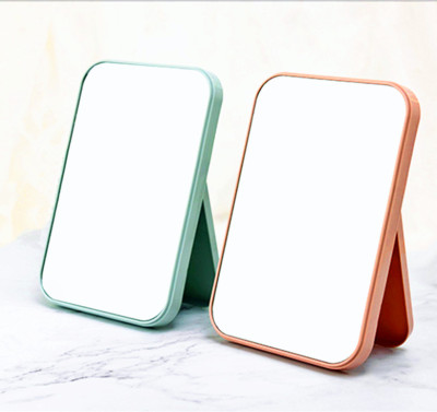 Supply new single-side desktop cosmetic mirror selling daily necessities plastic gift mirror