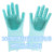 Silicone Dishwashing Gloves Silicon Dishwashing Brush Gloves Household Cleaning Gloves Magic Washing Glove