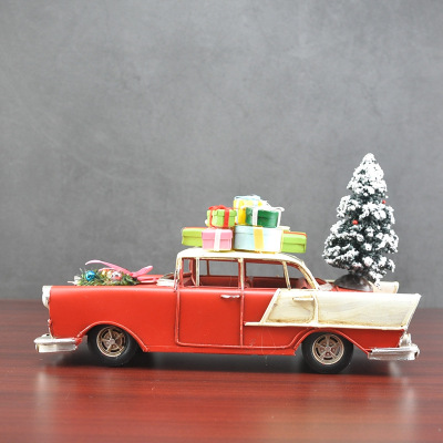 Christmas creative gifts vintage sports car model home furnishing soft study theme restaurant holiday gifts