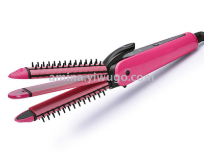 Curling iron multifunctional curling iron three use curling iron