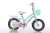 Bicycle buggy 121416 new children's bicycle with back seat and car basket