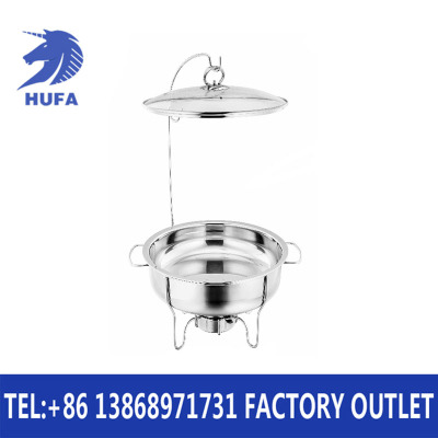 Breakfast Insulated Dining Stove Single Basin Line Dining Stove with Hooks Buffet Stove round Dining Stove