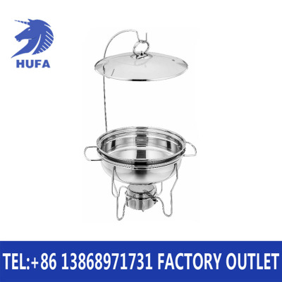 Breakfast Insulated Dining Stove Double Basin Small Line Dining Stove with Hooks Buffet Stove round Dining Stove