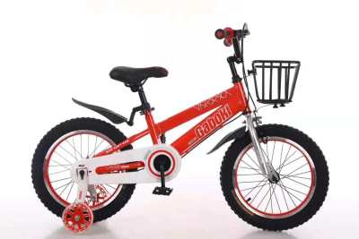 Bicycle buggy 121416 new children's bicycle with basket aluminum knife rim buggy