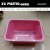 Bin storage box plastic rectangle toy clothing organizer plastic case candy color home sundries container