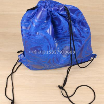 Polyester Drawstring Bag Custom Drawstring Shopping Pouch Nylon Sports Backpack Drawstring Bag
