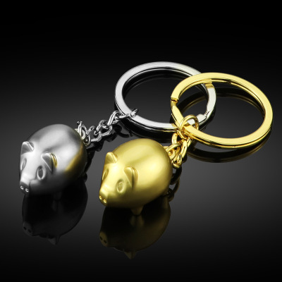 South Korea golden pig key chain golden pig 