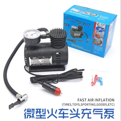 Micro air pump 12V inflator tire inflation locomotives contained air pump