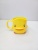Cartoon cute ducklings gargle children's mouthcup toothbrush cup water cup creative plastic mouthcup yellow duck