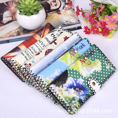  upgraded version of hand - made wallet lady leather cabinet wallet ethnic style hand - made wallet can be customized bag 