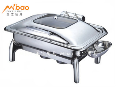 Dining Stove Buffet Stove Hotel Buffet Stove Rectangular Flip Insulated Dining Stove Breakfast Electric Heating Plate Tableware
