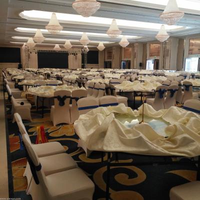 Guizhou resort hotel banquet wedding elastic chair cover star hotel banquet hall tablecloth chair cover