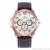 New fashion hot sale gun black big dial three eyes decoration belt men's watch quartz watch 3