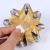 Festival activities decoration star flower wedding decoration supplies gift box packaging plastic decals 10cm