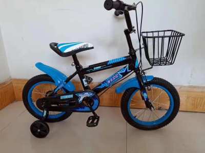 Bicycle buggy children's bicycle with basket new children's bicycle
