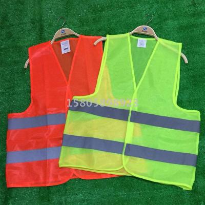 60g reflective clothing traffic cycling safety vest breathable warp reflective vest