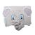 Bamboo fiber animal shape hooded bath towel 90*90cm 500gsm elephant bamboo fiber hug is customized