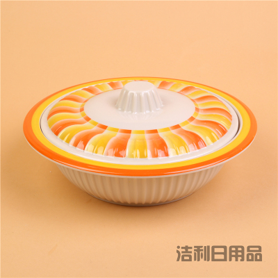 Miamine imitation tableware home dining room with steamed egg stew bowl stewed soup bowl with cover bowl foam bowl plastic bowl