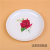 Miamine plate imitation porcelain plastic plate round cover pouring rice plate hotel plate melamine tableware