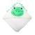 Baby animal shape hooded bath towel 90*90cm 500gsm hippo bamboo fiber is customized