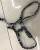 Pet supplies ethnic cotton cloth wrapped traction rope belt chest back dog rope dog chain dog belt