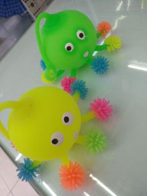 Manufacturer direct sale glow hair ball touch flower octopus