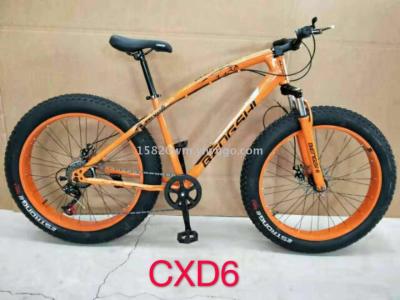 MIKEE 21 speed bicycle snowmobile mountain bike tianjin delivery OPP fat tire packing