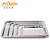 BBQ square plate thickened tray BBQ fish plate Japanese rectangular plate non-magnetic stainless steel square plate