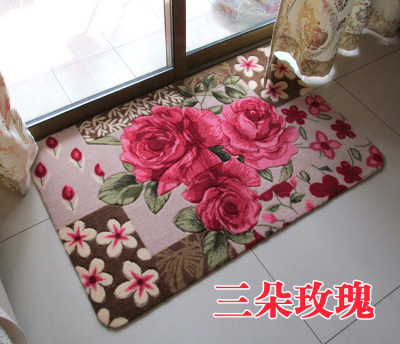 Manufacturer sells directly can cut custom vestibule doorway porch enters a door carpet floor mat to cut a flower 