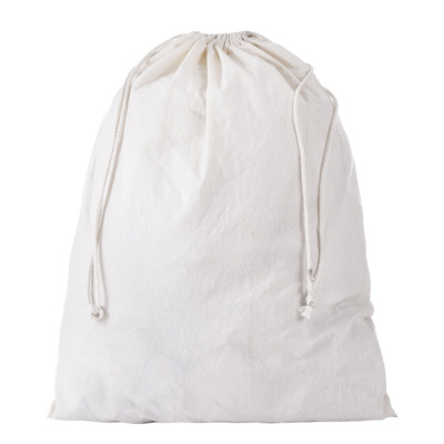 Pure Cotton Blank Spot Cotton Bag 19*24 Drawstring Letter Board Bag Letter Board Bag Environmental Protection Drawstring Drawstring Bag Now