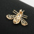 European and American jewelry fashion creative move micro zircon - studded animal insect bee brooch brooch garment manufacturers