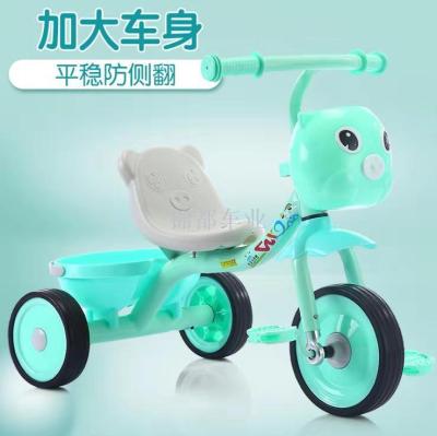 Bicycle child tricycle wheelbarrow child buggy gift simple tricycle with frame pedal