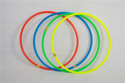 Colored plastic pipe hula hoop 50 cm, children's new fitness circle