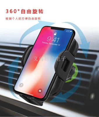 Wireless charger manufacturer infrared automatic sensor car wireless charger car bracket wireless charging outlet 