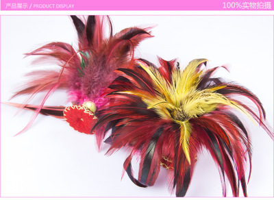 Pure manual color large feather shuttlecock competition shuttlecock ball shuttlecock wholesale and retail manufacturers direct supply