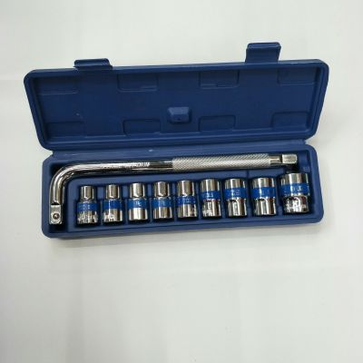 10PC blue box blue belt sleeve auto repair wrench set tool auto repair