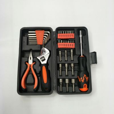 34-piece tool set set sleeve toolbox household auto repair hardware tool set combination