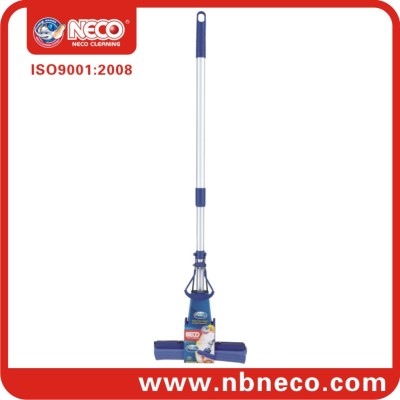 Nico NECO PVA Mop 28cm Absorbent Large Rubber Cotton Double Roller Strong Dust Mop Aluminum Alloy