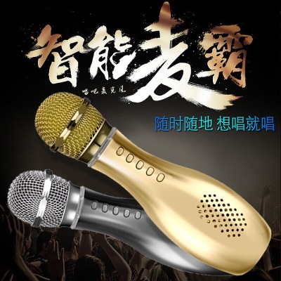 New Q007 bowling family karaoke treasure microphone wireless karaoke artifact