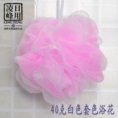 [factory direct sales] lovely color bath flower 40g large size bath home color bath ball multi-color bath