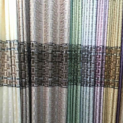 Custom partition curtain half shade contracted modern sitting room curtain finished fabric Europe