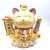 Ten yuan shop boutique creative fashion gifts ceramic pure gold shake hand cat fortune cat