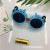 Color film cool sunglasses for children cartoon lovely baby sunglasses sunshade glasses