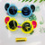 New cat children's sunglasses dazzle color boy baby sunglasses sunshade glasses