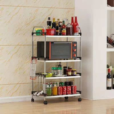 Stainless steel four - layer shelving kitchen shelving