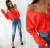 Amazon hot style's new v-neck button long sleeve sexy blouse for women