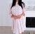 Wish spring and autumn hot style new lace flounce seven-point sleeve cross-border dress