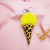 Fashion ice cream fashion female bag key chain pendant key accessories creative accessories doll pendant